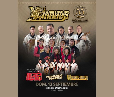 Banner Los Kjarkas en Lima 2026