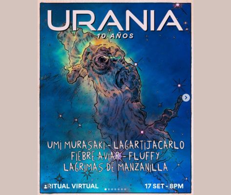 Banner Urania 10 años: Umi Murasaki, Lagartijacarlo y más