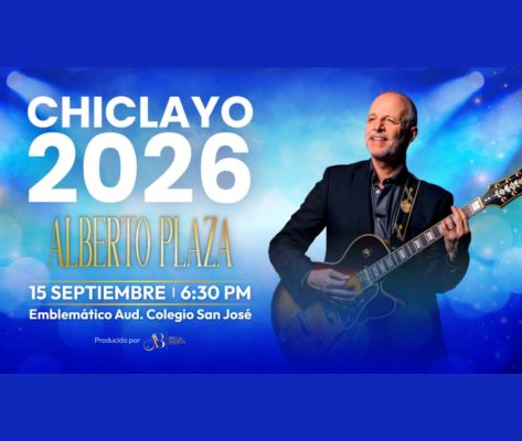 Banner Alberto Plaza en Chiclayo 2026