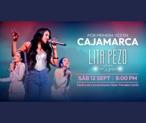 Banner Lita Pezo en Cajamarca 2026