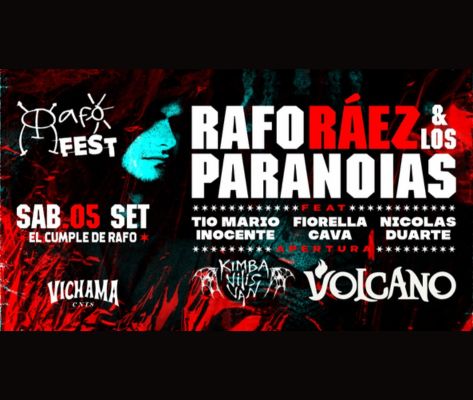 Banner Rafo Fest 2026: Rafo Ráez y Los Paranoias, Tío Mario Inocente y más