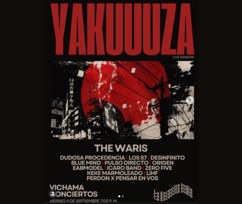 Banner YAKUUUZA Live Session: The Waris, Dudosa Procedencia y más